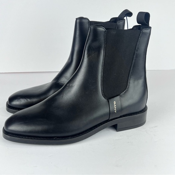 Gant Other - Gant Mens Fayy Chelsea Boots Black Leather Ankle Boots Mens EU 40 @